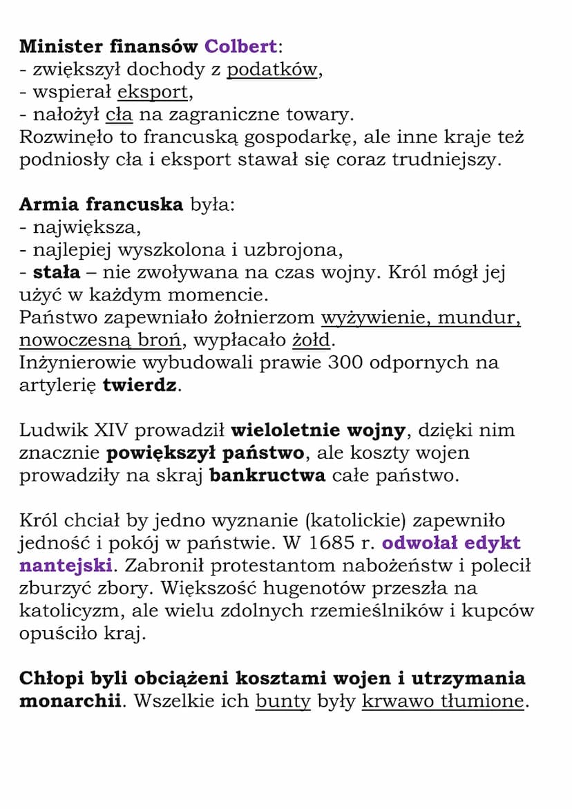 Absolutyzm we Francji
W latach 1562-1589 we Francji trwały wojny religijne
między katolikami a hugenotami.
hugenoci - francuscy wyznawcy kal