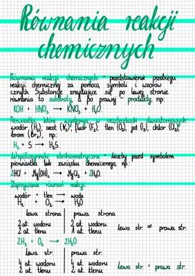 Know równania reakcji chemicznych thumbnail