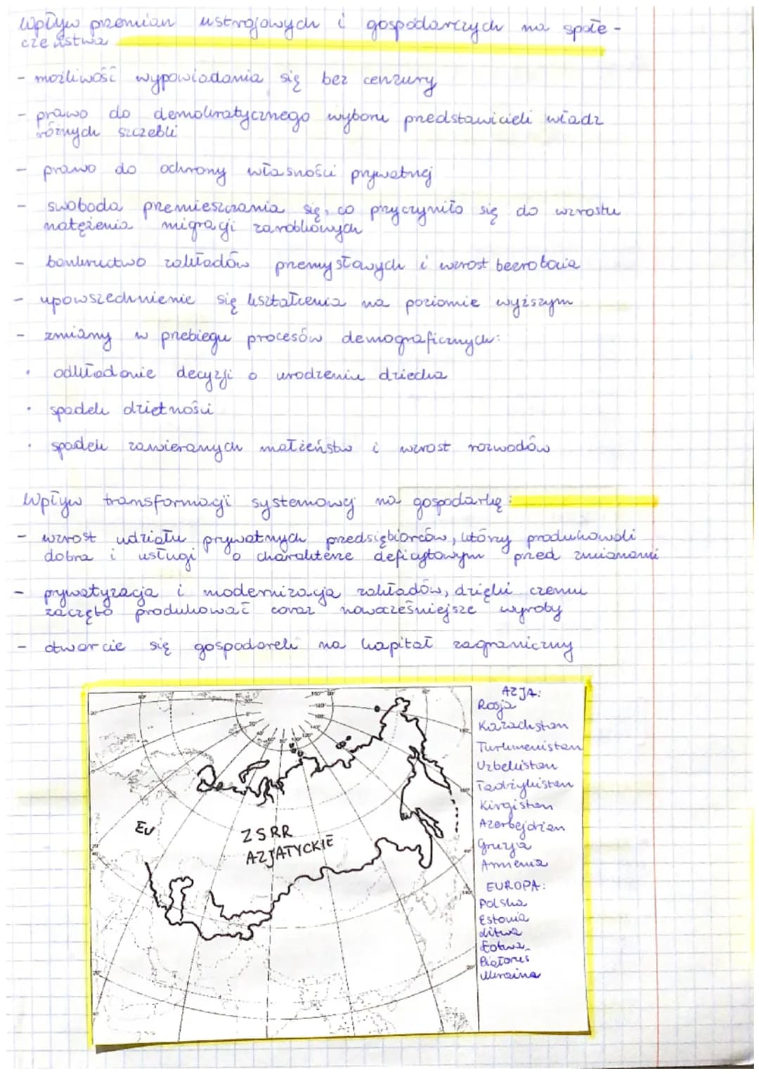 Charakterystyka przemian ustrojonych
odnienie monopartyjnego systemu sprawowania władzy
rzecz systemu wielopartyjnego
*
*
pełna swoboda wybo