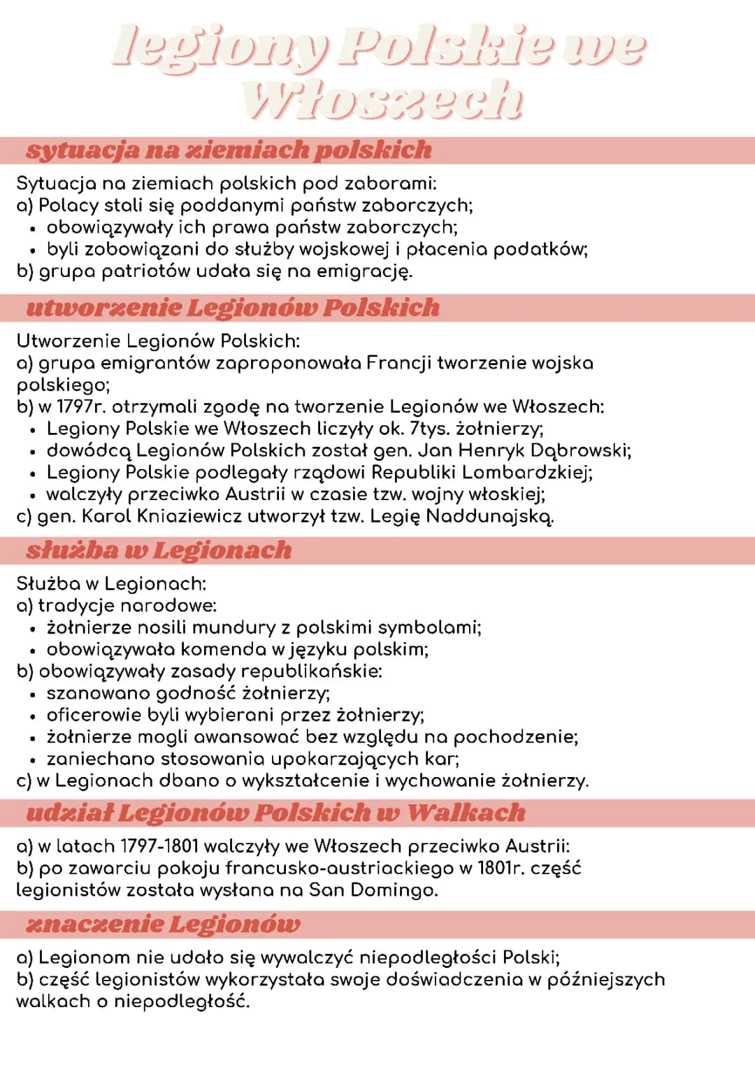 legiony polskie we włoszech