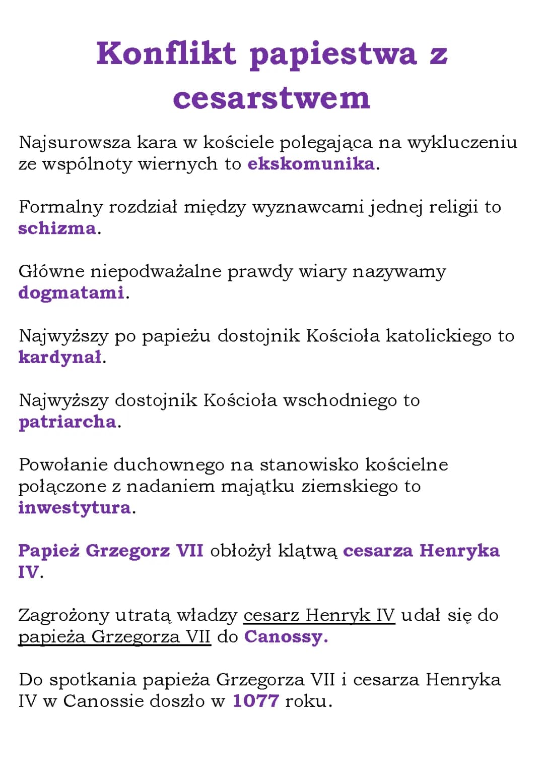 Konflikt Papiestwa z Cesarstwem: Schizmy, Spór o Inwestyturę i Konkordat w Wormacji