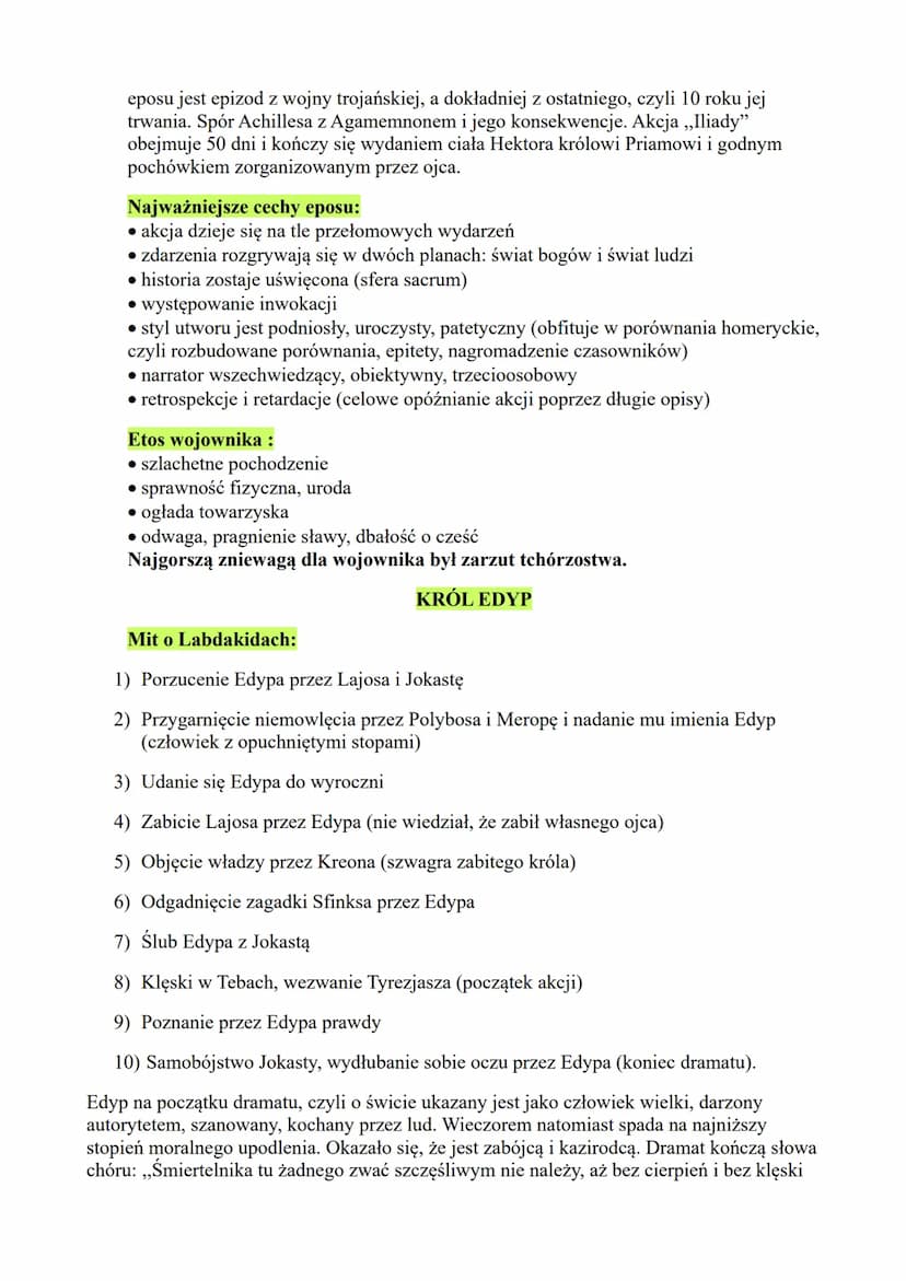 Starożytność to najbardziej odległa epoka literacka (od wynalezienia pisma przez
Sumerów). Koniec epoki to upadek Cesarstwa Zachodniorzymski