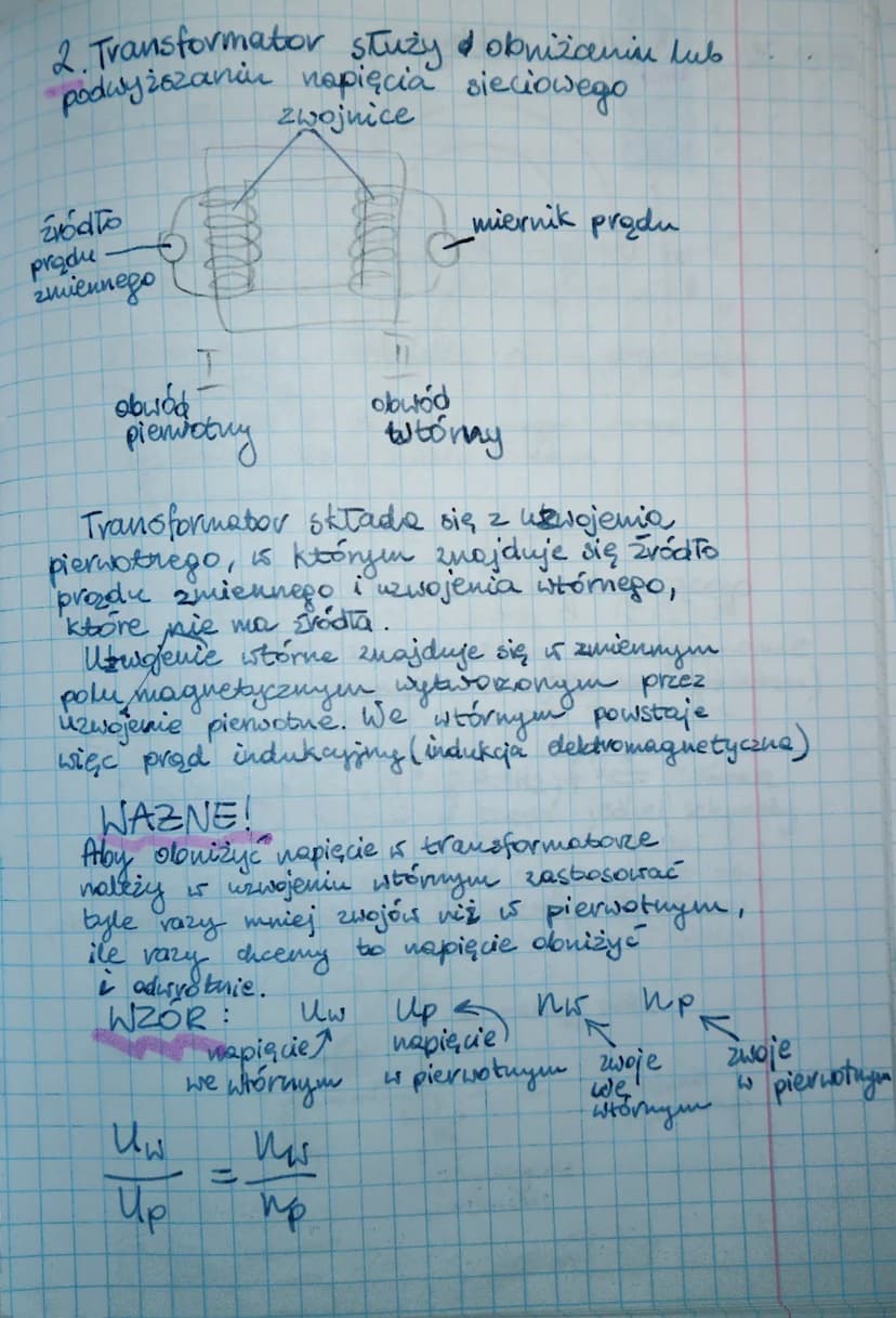 Temat: Zoo Zastosowania zjawiska
indukgi elektromagnetycznej.
Do popneduiego tematu
WAZNE!
W
Zmienne pole magnetyczne wywrolige
dowodzie pre