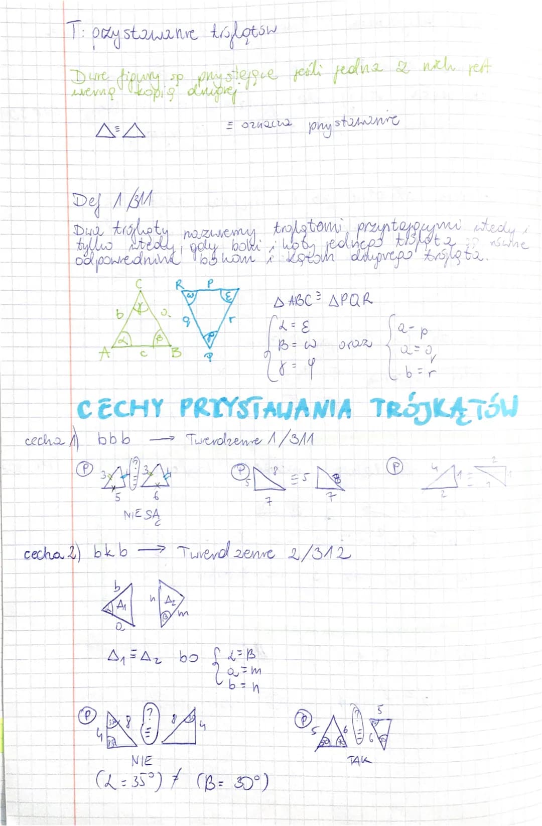 TE
pzystawanie trolotów
Dure figury sp phystejque jeśli jedine 2 nich jest
wering kopig dryprej
ΔΔ
з одноча
phystawanie
Def 1/311
l
Diva tro