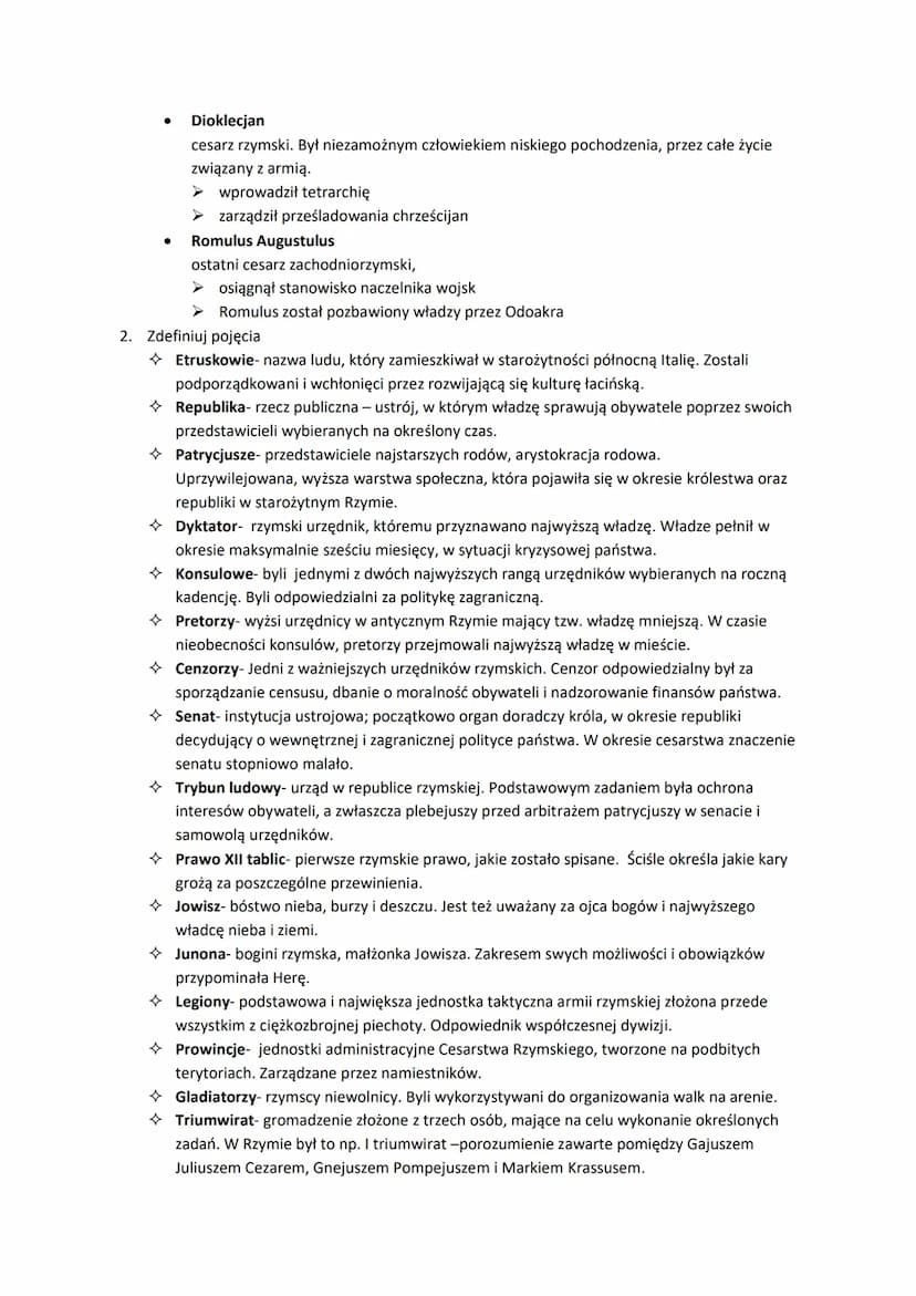 1. Scharakteryzuj postacie historyczne
● Pyrrus
król Epiru z dynastii Ajakidów, jeden z najwybitniejszych taktyków wojennych okresu
hellenis