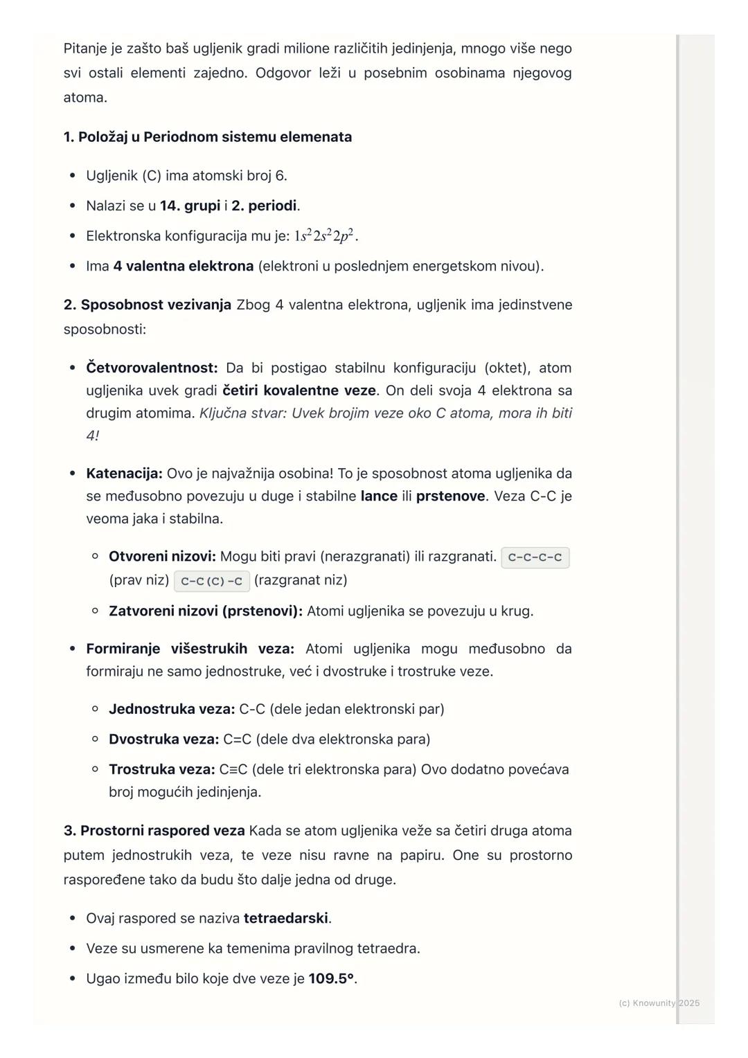 # Pojam organske hemije i
specifičnost ugljenika

Uvod u organsku hemiju

Organska hemija je deo hemije koji proučava jedinjenja ugljenika. 