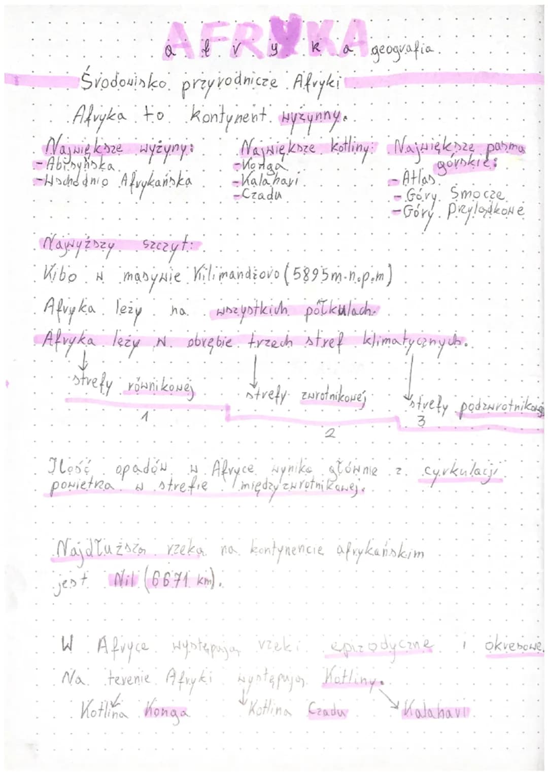 AFRIKA geografia.
Środowisko przyrodnicze. Afryki
Advyka to kontynent. Hy synny.
Największe kotliny:
-Ko
enga
-Kala havi
-Cradu.
Największe 