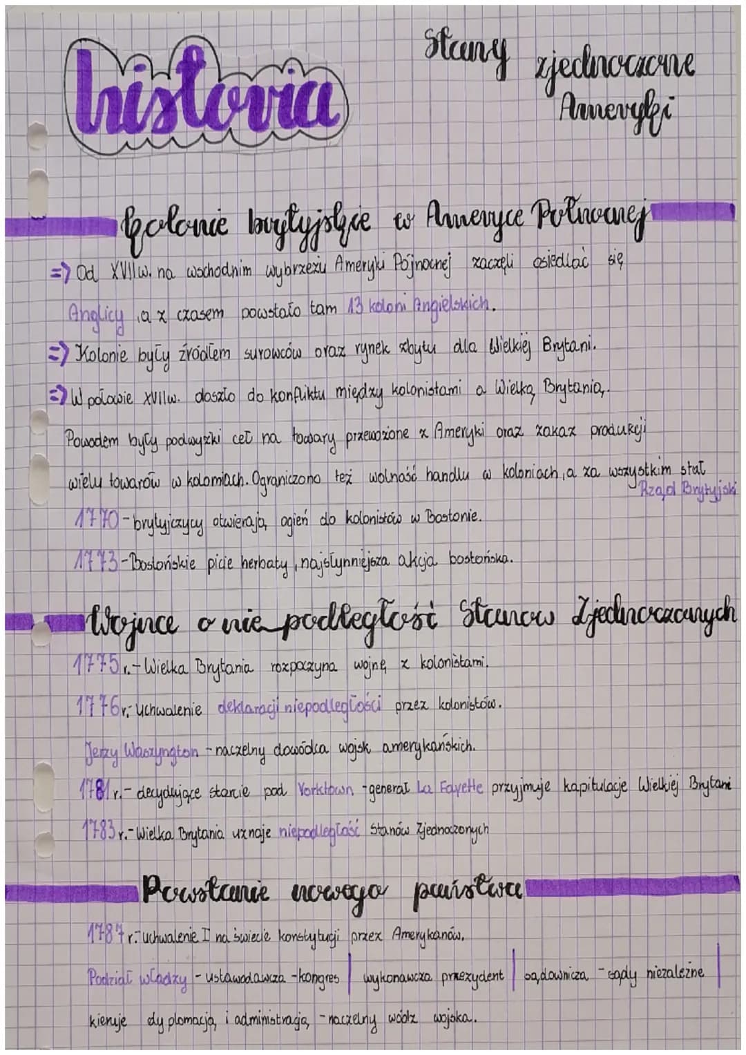stany zjedewaone
Annevyki
historia
Colonie brytyjslyce w Ameryce Połnocnejs
=> Od XVIIw. na wschodnim wybrzeżu Ameryki Pojnocnej zaczęli osi