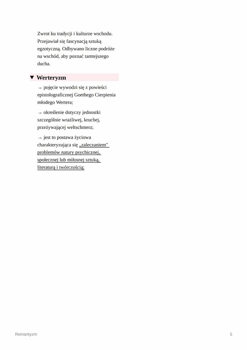 Romantyzm
źródło: Samodzielnik
Pojęcia do omówienia
▼ Irracjonalizm
Przeciwieństwo oświeceniowego
racjonalizmu;
poznawanie świata zdaniem
ir