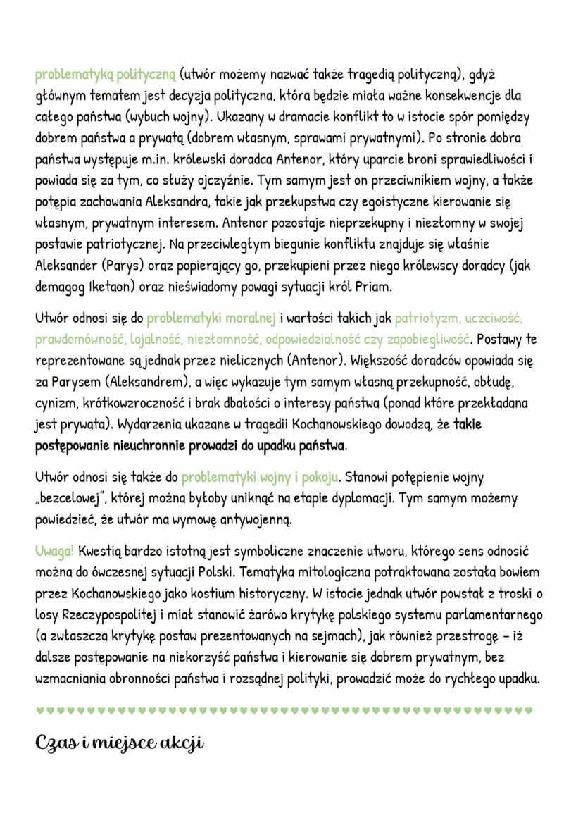 Odprawa postów greckich Jan Kochanowski
Streszczenie
Odprawa posłów greckich jest poprzedzona listem do Jana Zamoyskiego.
W Prologu przemawi