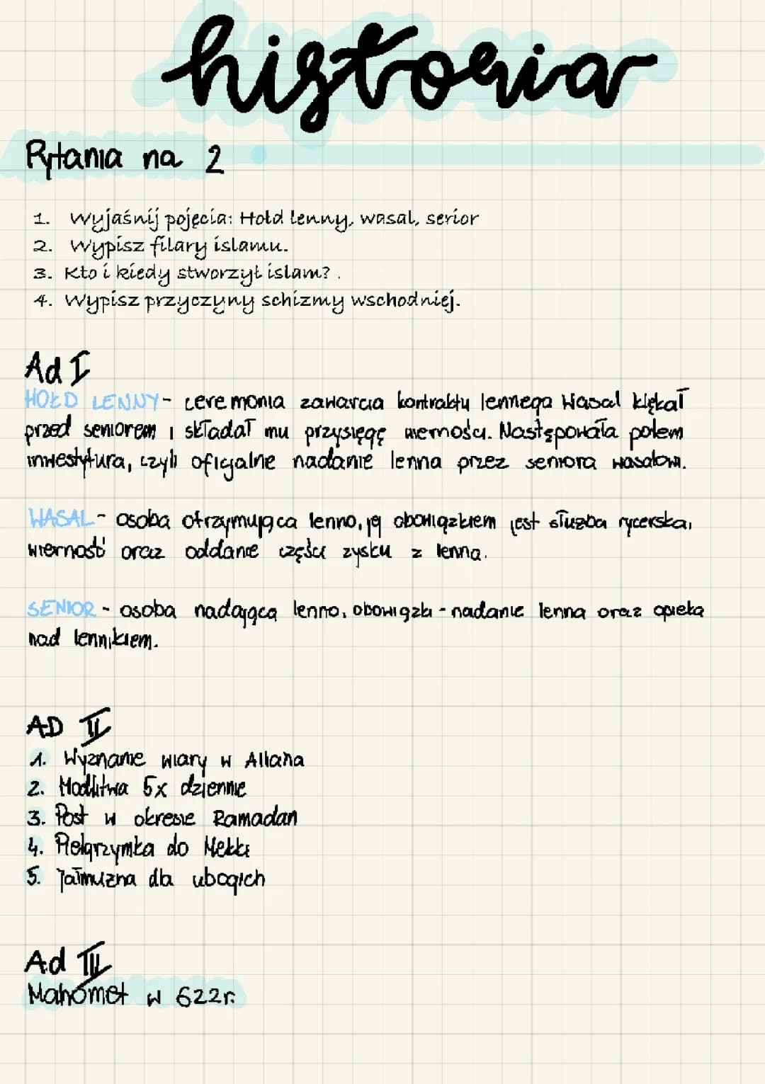 Początki średniowiecza