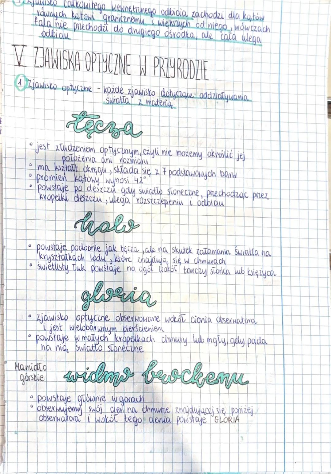 ZJAWISKA falowe
I POWIERZCHNIE FALOWE ODBICIE FALI

Promien
fali

↑
Grzbiet Dolina

1. Promień fali - Linia prostopadła do grzbietów i dolin