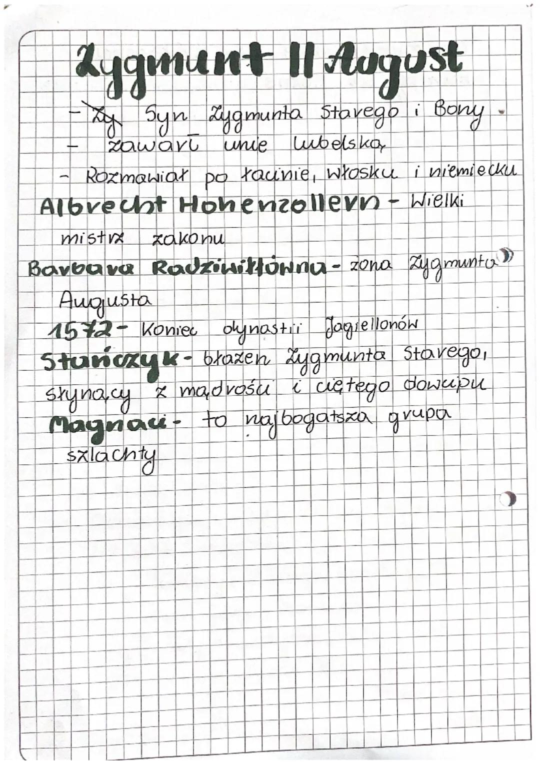 # Czasy Zygmuntouskie

## Ważne daty

1519- wybuch wojny parko-krzyżackiej

1525- hołd pruski

1529- przyłączenie Mazowsza do Polski

1563-w