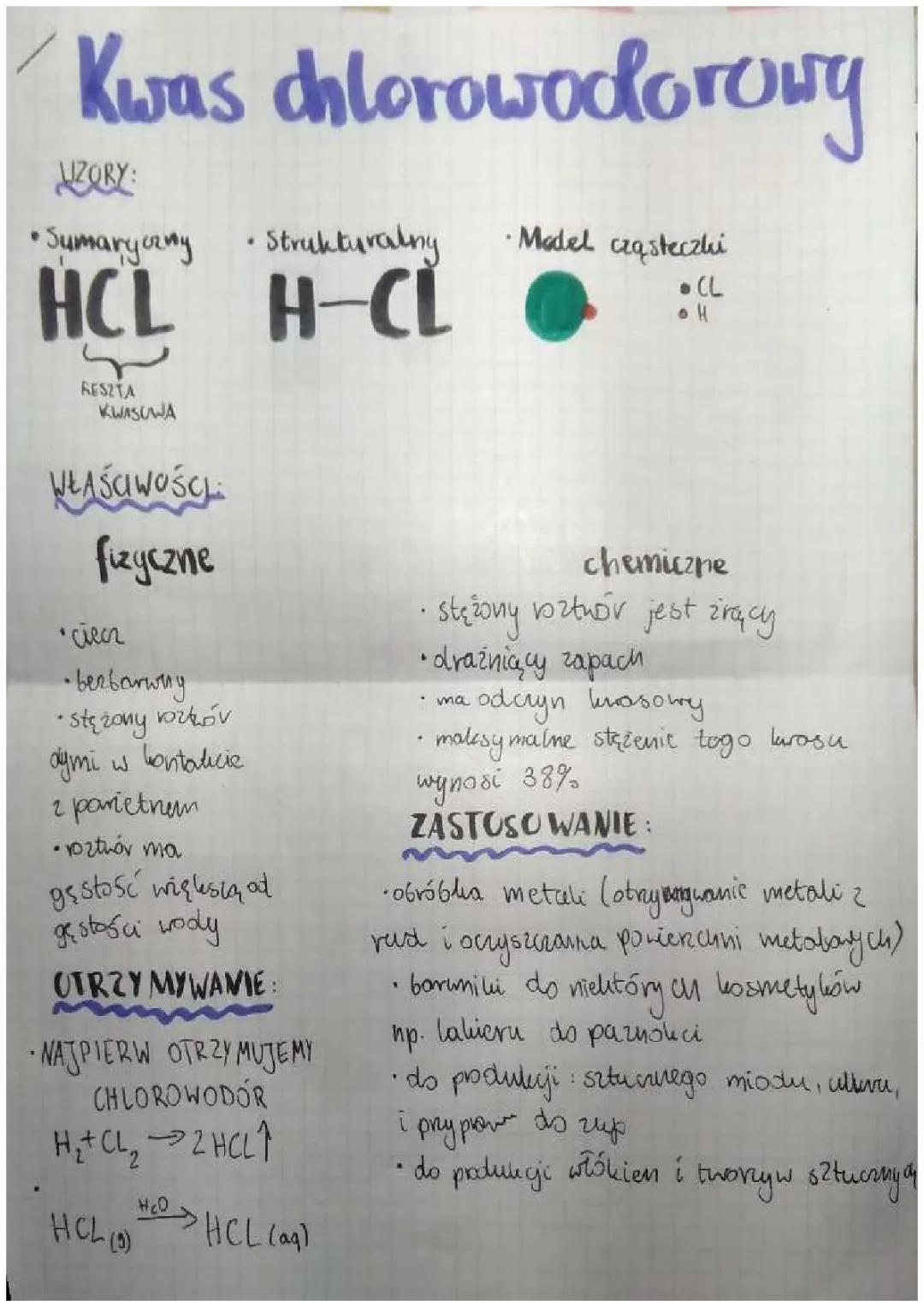 Kwasy - Siarkowy, Azotowy, Chlorowodorowy i Siarkowodorowy: Wzory i Zastosowanie
