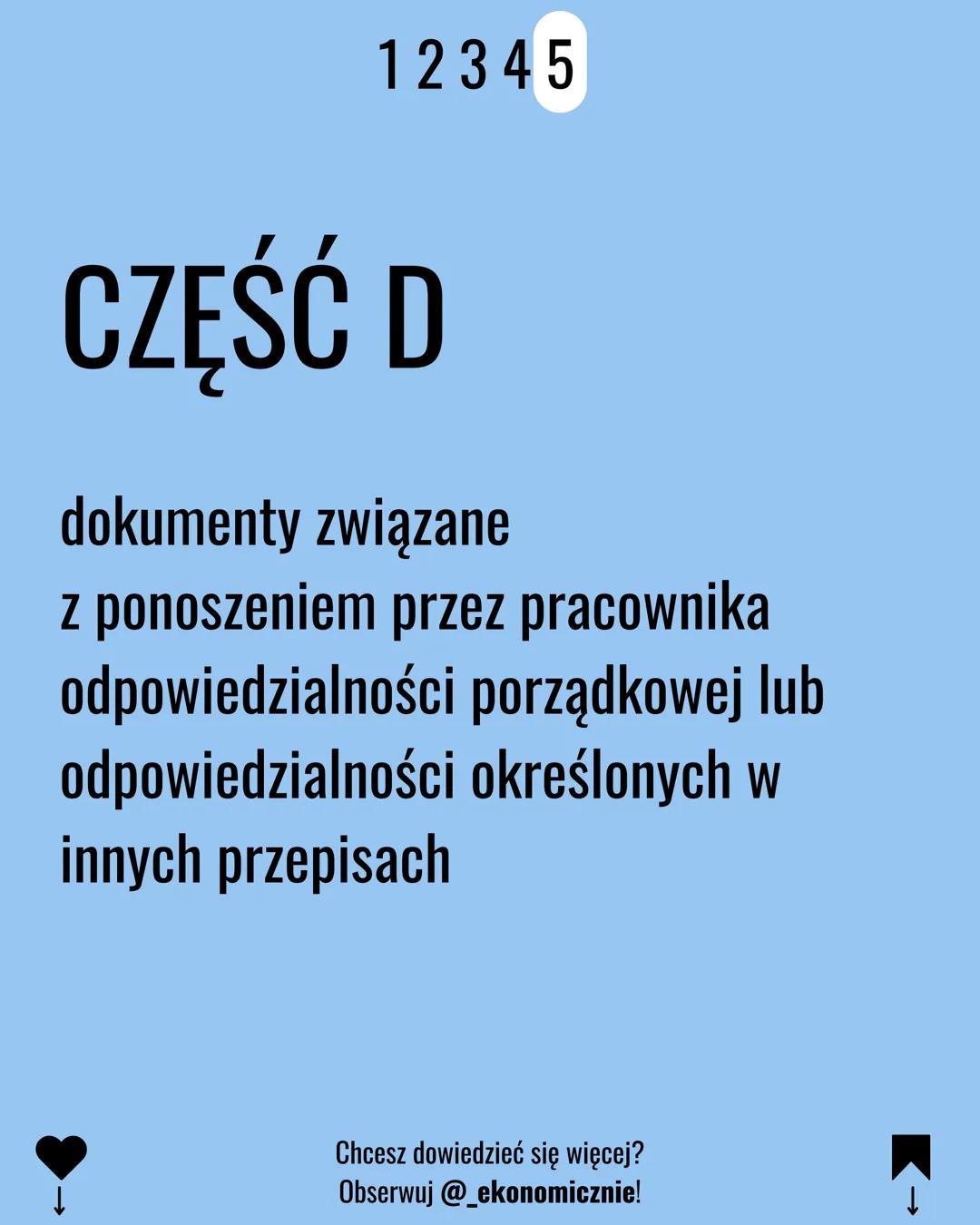 12345
EKA.04
ΑΚΤΑ
OSOBOWE
Chcesz dowiedzieć się więcej?
Obserwuj @_ekonomicznie!
K→ 12345
CZĘŚĆ A
dokumenty zgromadzone w związku
z ubiegani