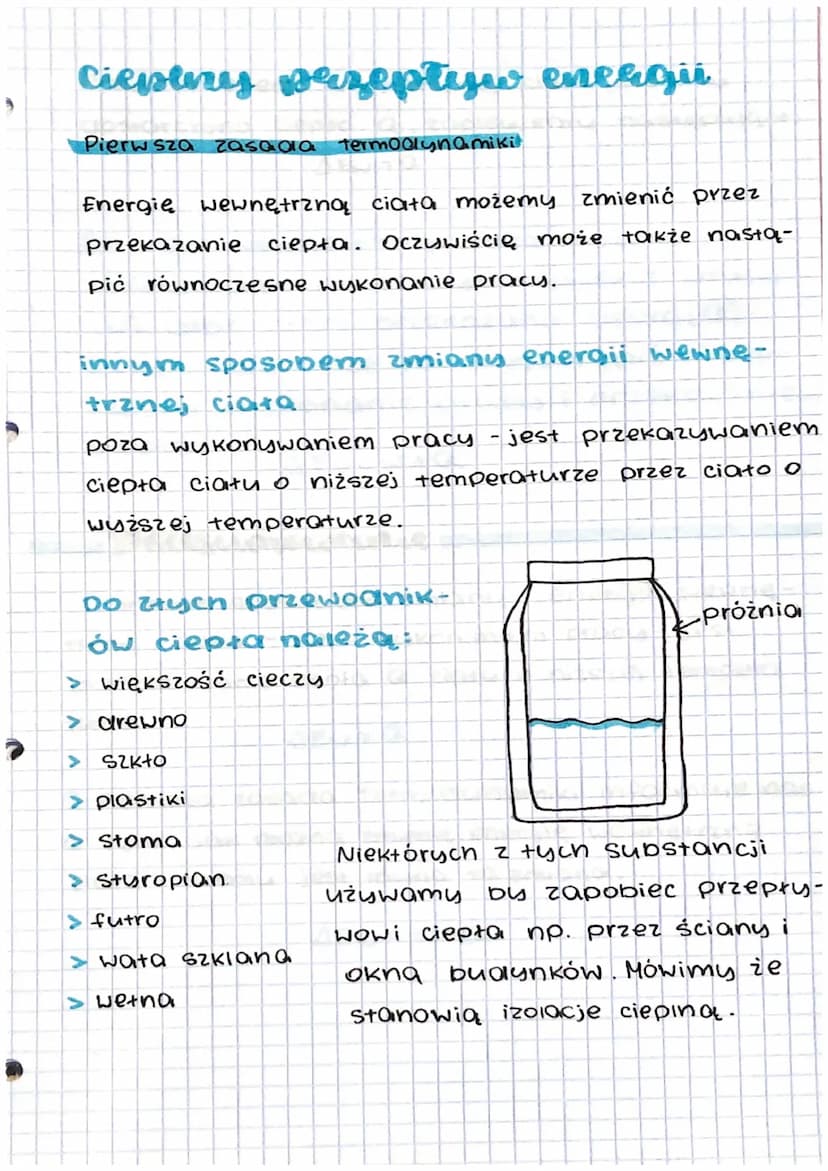 fizyka
przemiany energi w
zjawiskach cieplnyh
Energia wewnętrzna i jej
zmiana przez wylzoncunie
Czym jest energia wewnętrzna ?,
W termodynam
