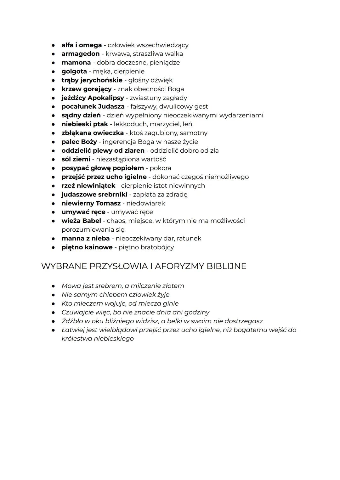 # BIBLIA

## ZNACZENIE BIBLII

- dla chrześcijan i żydów (wyznawców judaizmu) Biblia jest świętą księgą,
będącą źródłem prawd objawionych pr