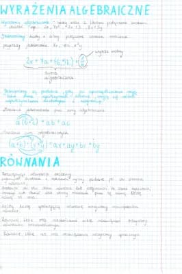 Know wyrażenia algebraiczne i równania thumbnail