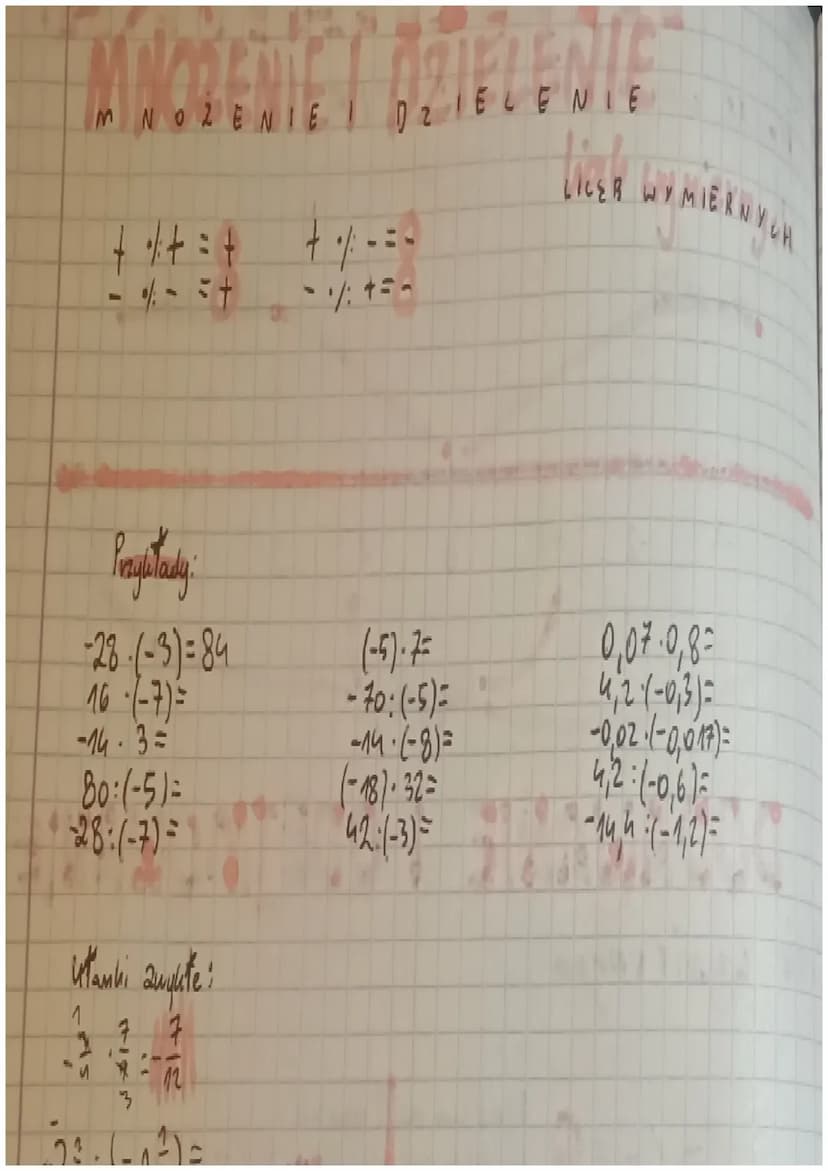 MATEMATIK
liczby dodatnic
liczby ujemne
ajenne
liczby dodatnic
-4
-3
-2
CzB
DODALIANIE
wy MIERNYCH
liczby przeciwne
2
3
ODETMOW
NE
= + dają 