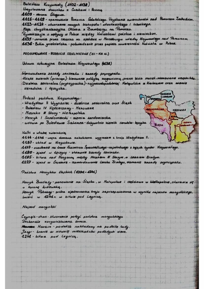 HISTORIA
D21A & VI.
POLSKA W X-XMI HIEKU
KRYZYS PAŃSTHA POLSKIEGO H XI WIEKU
Mieszko 11 koronował się tuż po śmierci ojca w 1025 roku. W chw