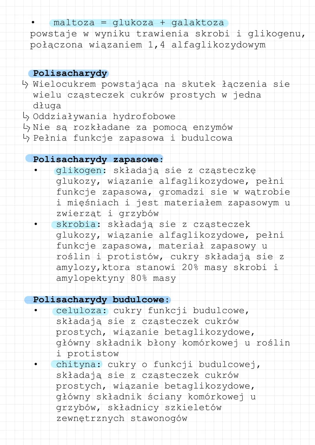 Budowa i funkcje sacharydów
Sachardy to węglowodany, cukry, związki zbudowane
z C, H, O grup funkcyjnych:
Hydroksylowa
-OH
↳ Karbonylowa: al