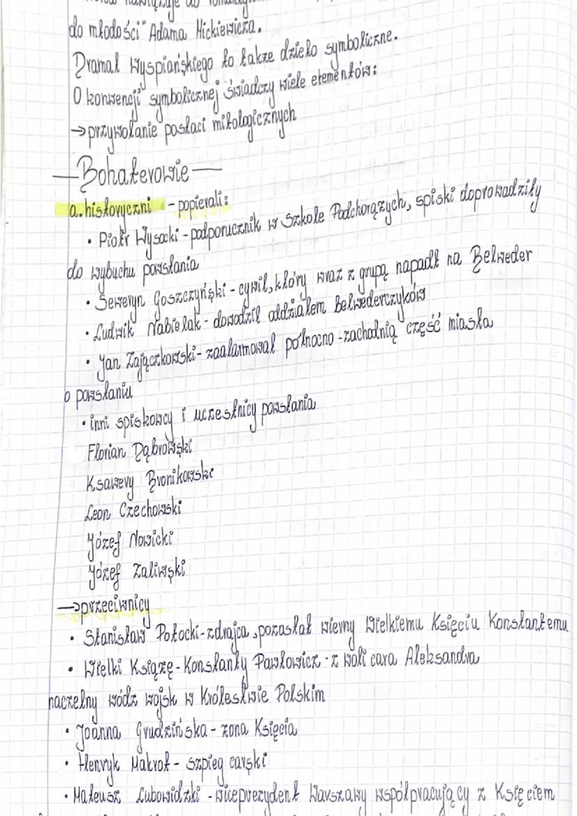 nyspian
"Noc listopadowa"
H
↳ nocy z 29 na 30 listopada 1830-
no
Stanislaw
Hyspiański wielokrołnie nawiązywał w swojej twórczości
1.9 geneza