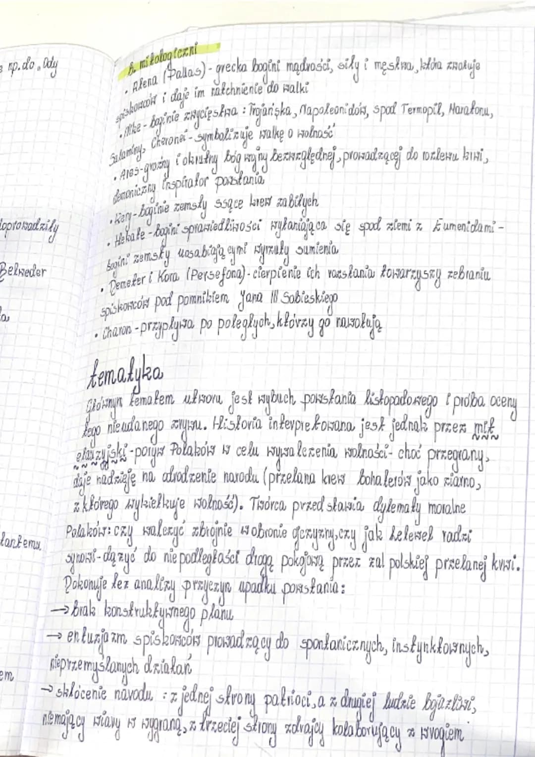 nyspian
"Noc listopadowa"
H
↳ nocy z 29 na 30 listopada 1830-
no
Stanislaw
Hyspiański wielokrołnie nawiązywał w swojej twórczości
1.9 geneza