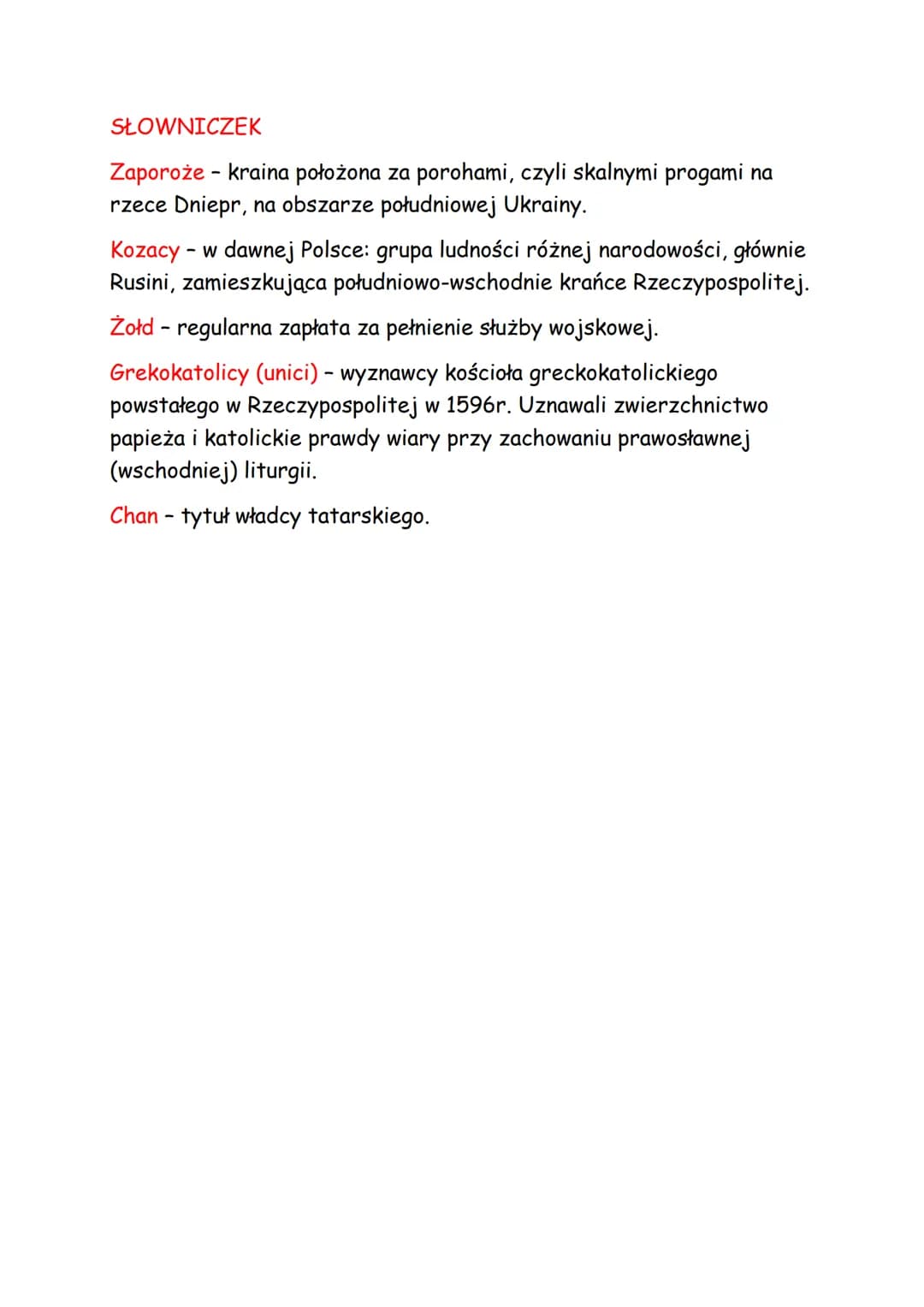# Temat: Powstanie Chmielnickiego.

W południowo-wschodniej części Rzeczpospolitej była Ukraina.
Graniczyła z imperium osmańskim (Turcja). T