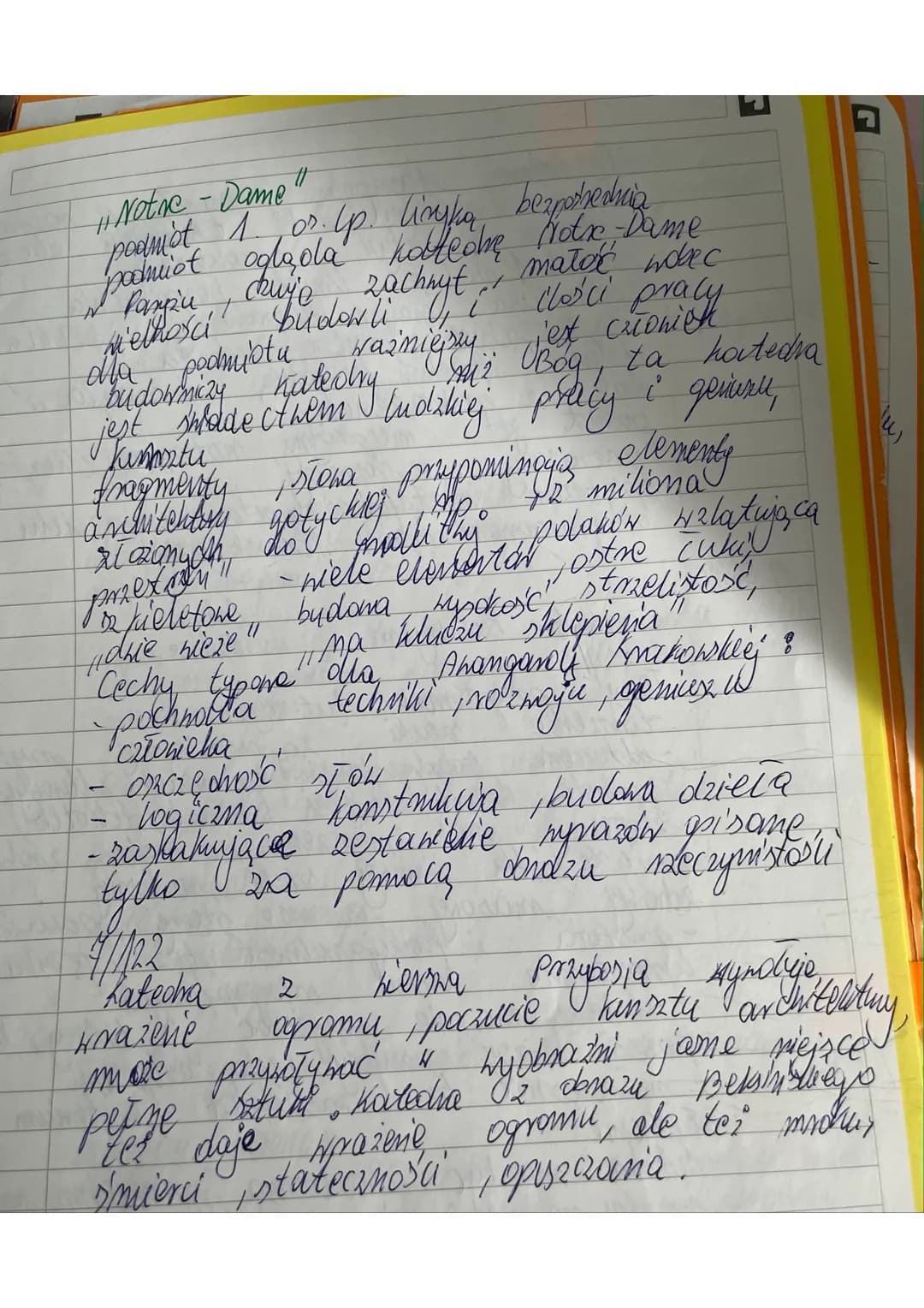#Notre-Dame
małość wobec
podmiot 1 os. lp linyka bezporedning
podmiot ogląola hottedne hotre Dame
Parpiu, dauye dowli
zachnyt clości
j'ex cr