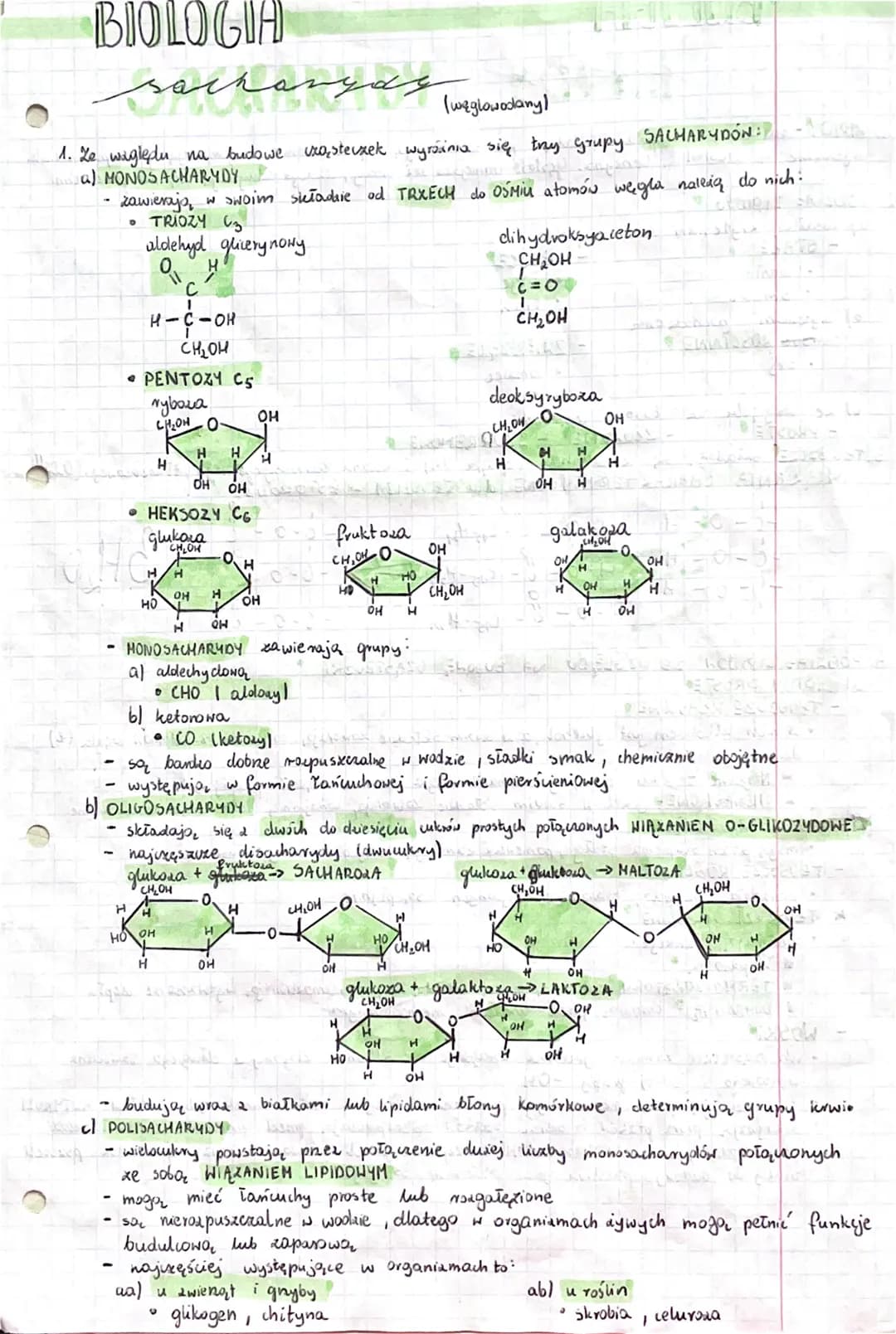 BIOLOGIA
(węglowodany)
1. Ze waględu na budowe cząsteczek wyróżnia się try grupy.
(a) MONOS ACHARYDY
Narlara
ومهما اللهم
1
SACHARYDON
zawier