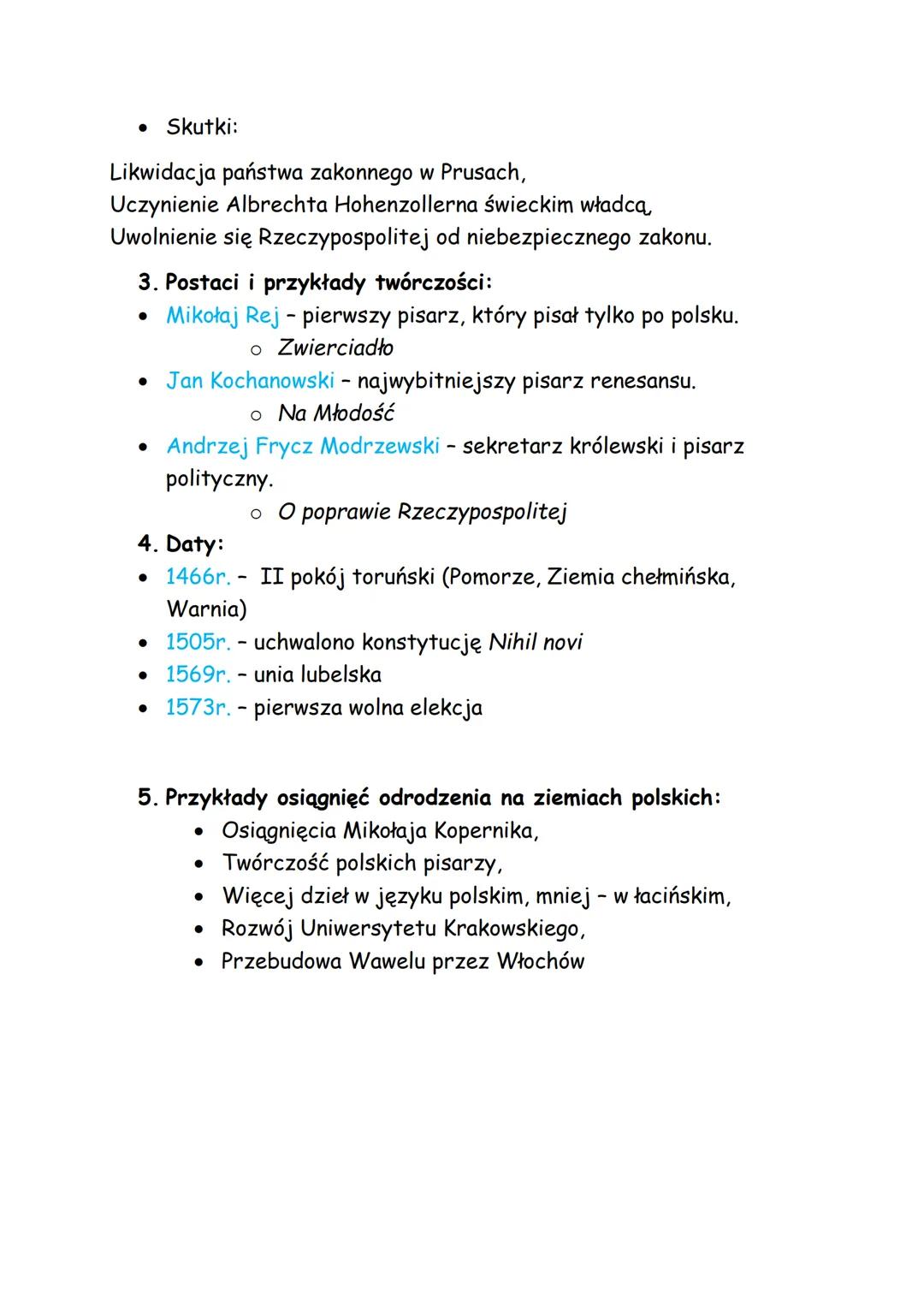 Temat: Powtórzenie przed sprawdzianem z działu II.

1. Pojęcia:

• Demokracja szlachecka - forma rządów w dawnej Polsce,
gdy szlachta miała 