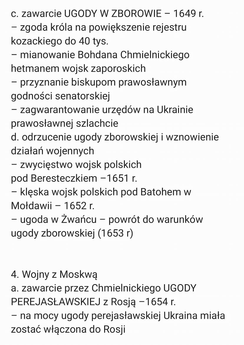 1. Narodziny kozaczyzny na Ukrainie
a. UKRAINA została włączona do Polski w 1569
r. - UNIA LUBELSKA
b. KOZACY - wolni, w większości prawosła