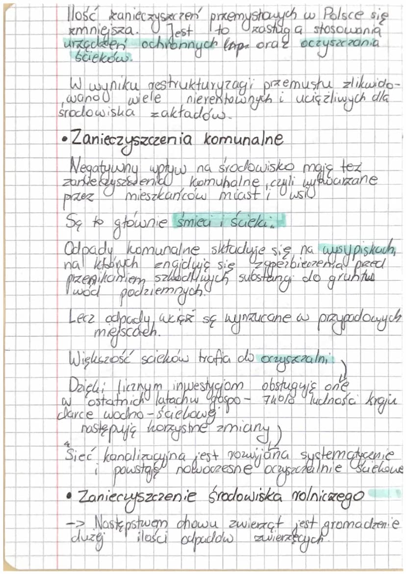 Zanieczyszczenia.
środowiska przyrodniczego
Zanieczyszczenia przemysłowe
ma
Największy udział w wytwarzaniu zanieczyszczeń
energii elekhymej
