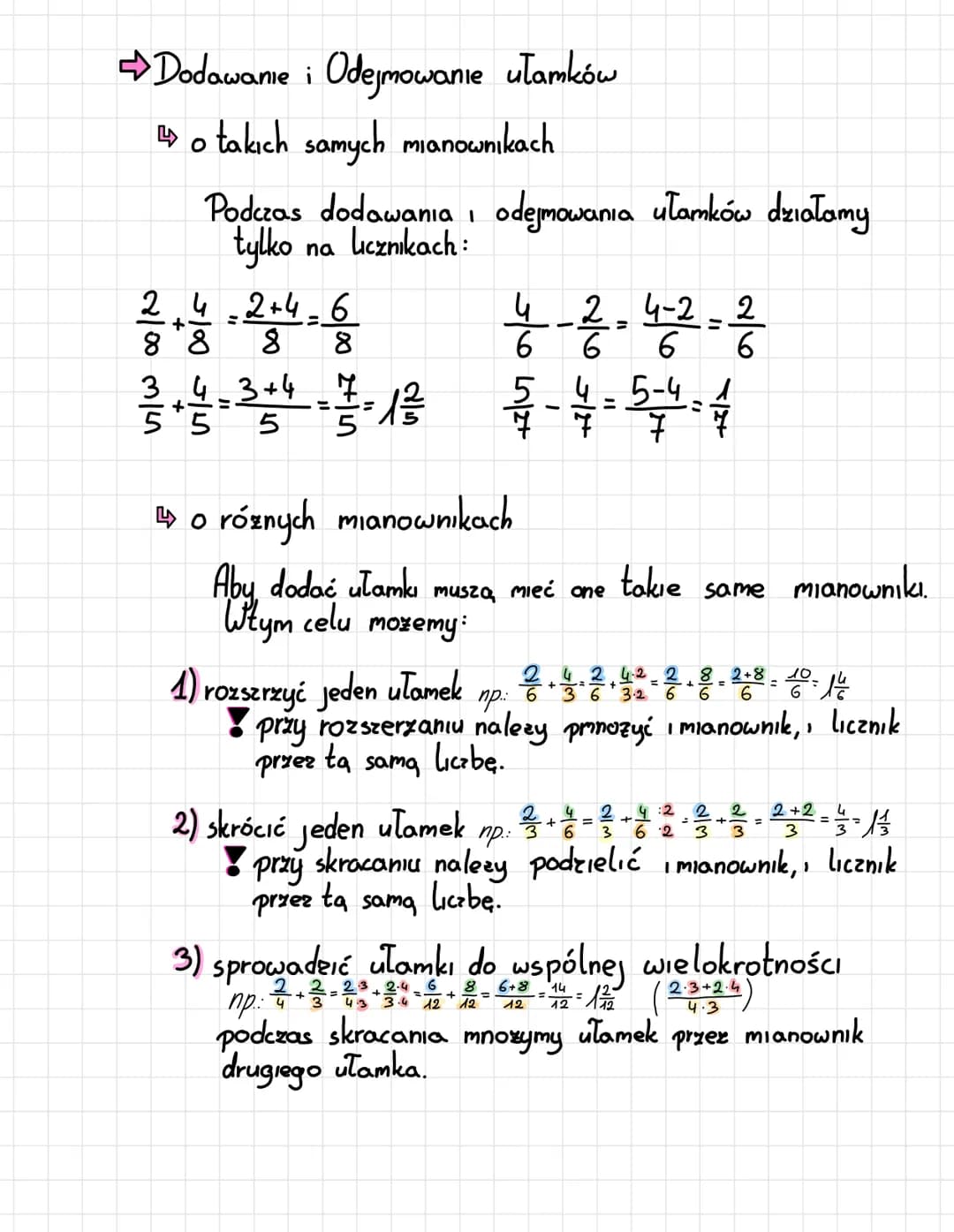 Budowa Ulamka
Licznik
kreska ulamkowa 6 kreska ułamkowa
mianownik
to znak dzielenia
( 7 = 1:4; 70 = 5:10)
Przykłady:
zamalowano
prostokata
U