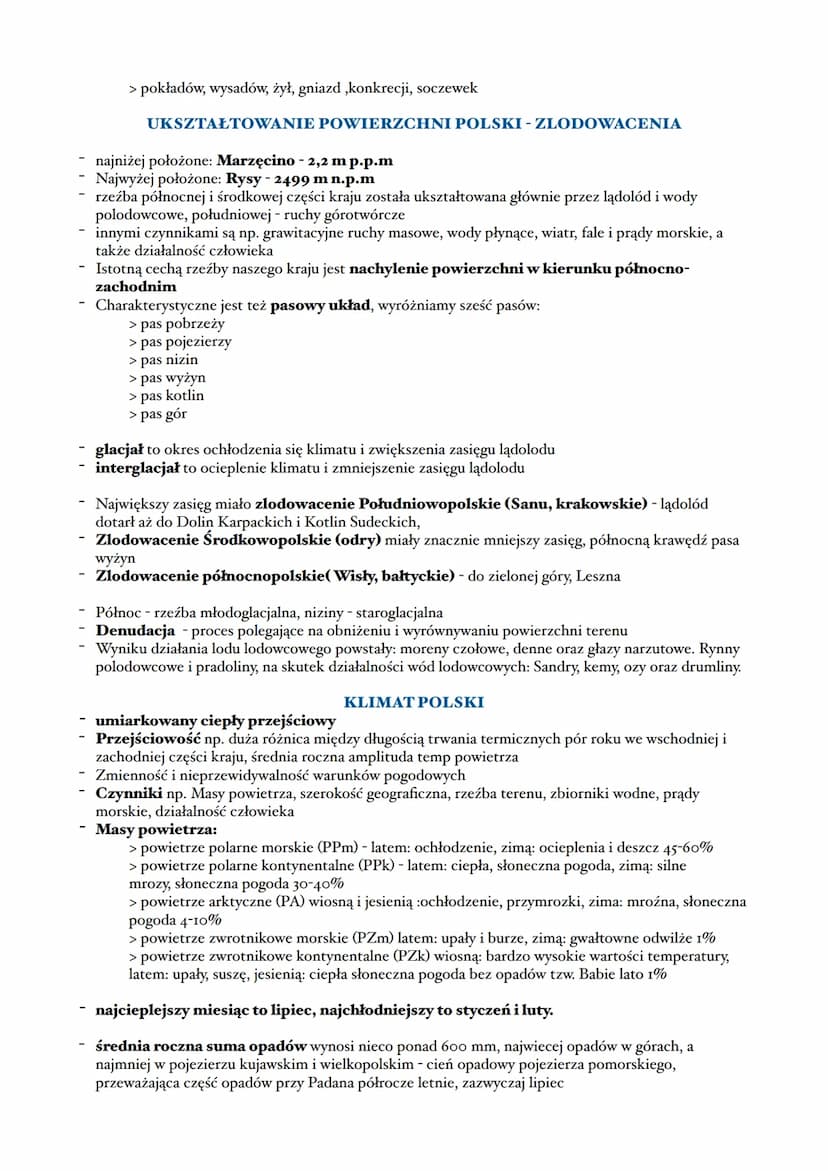ZRÓŻNICOWANIE
ŚRODOWISKA
PRZYRODNICZEGO POLSKI
geologicznie:
I.
- środkowa europa (nizina środkowoeuropejska)
POŁOŻENIE I OBSZAR POLSKI
> pl