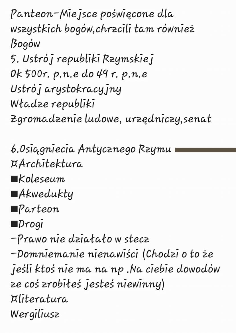 LEKCJA
Temat: Antyczny Rzym -powtórzenie
1. Paty
753r. p.n.e-załozenie Rzymu (Według
tradycji Rzymskiej)
500r. p.n.e-powstanie republika rzy