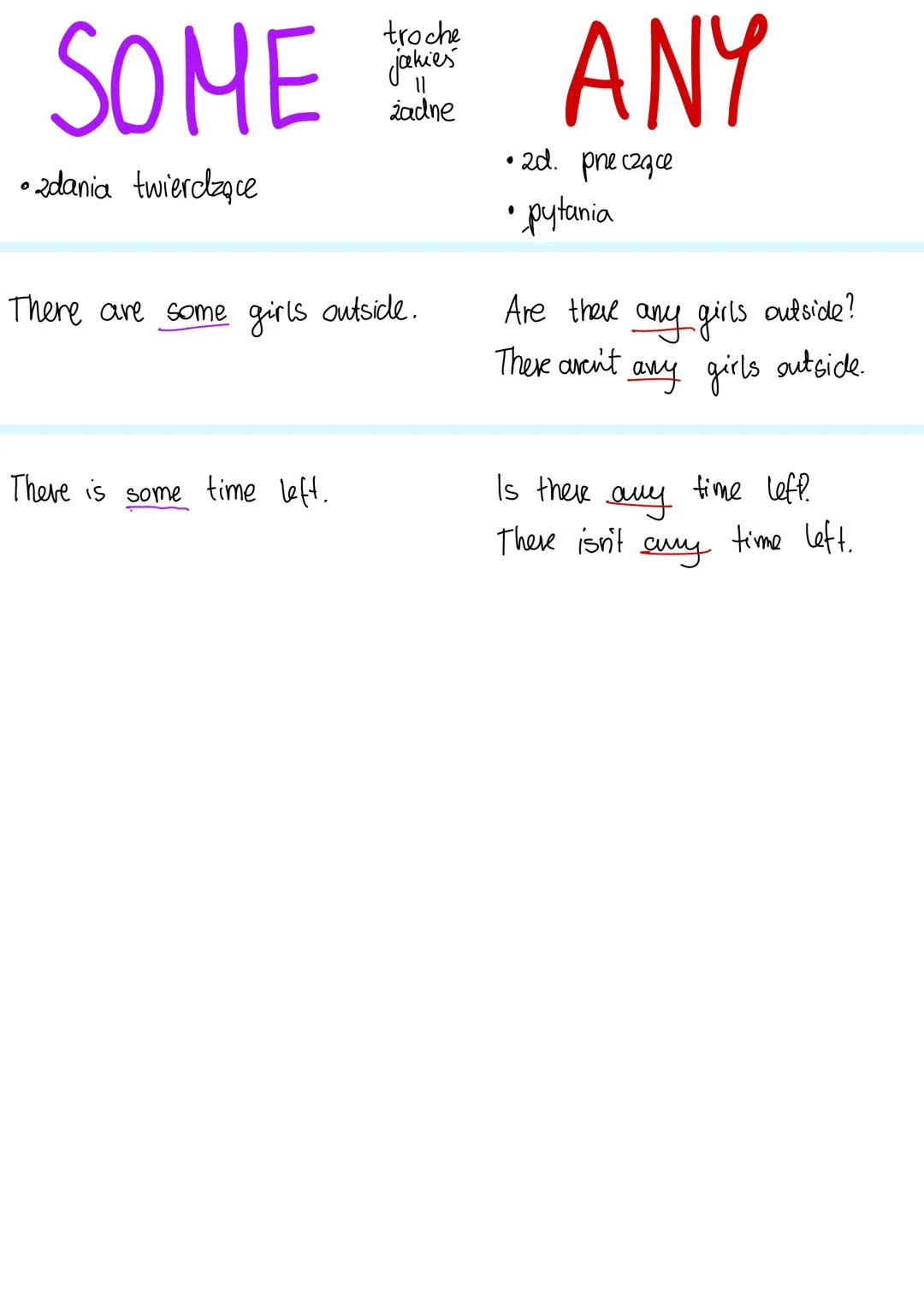 Reczowniki
POLICZALNE I NIEPOLICZALNE
głównie 69 to:
• napoje: water, milk, coffee....
•"sypkie": flour, sugar,
salt, sand
Nie liczymy mleka