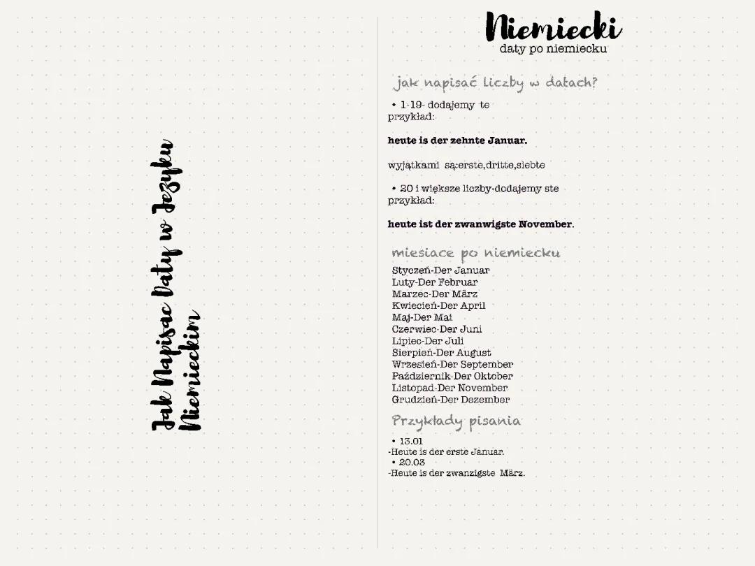 Daty - Kluczowe Informacje