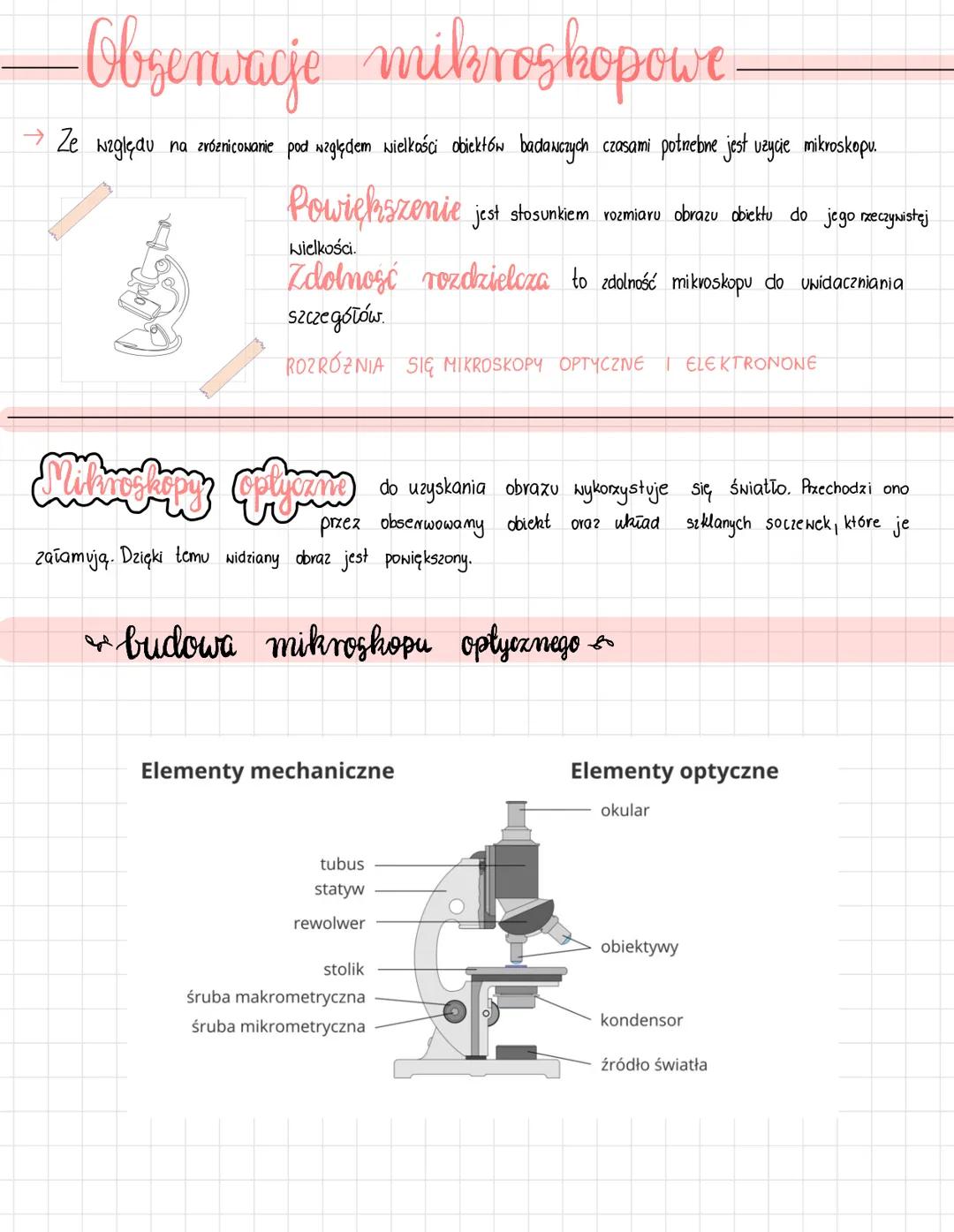 Obserwacje mikroskopowe