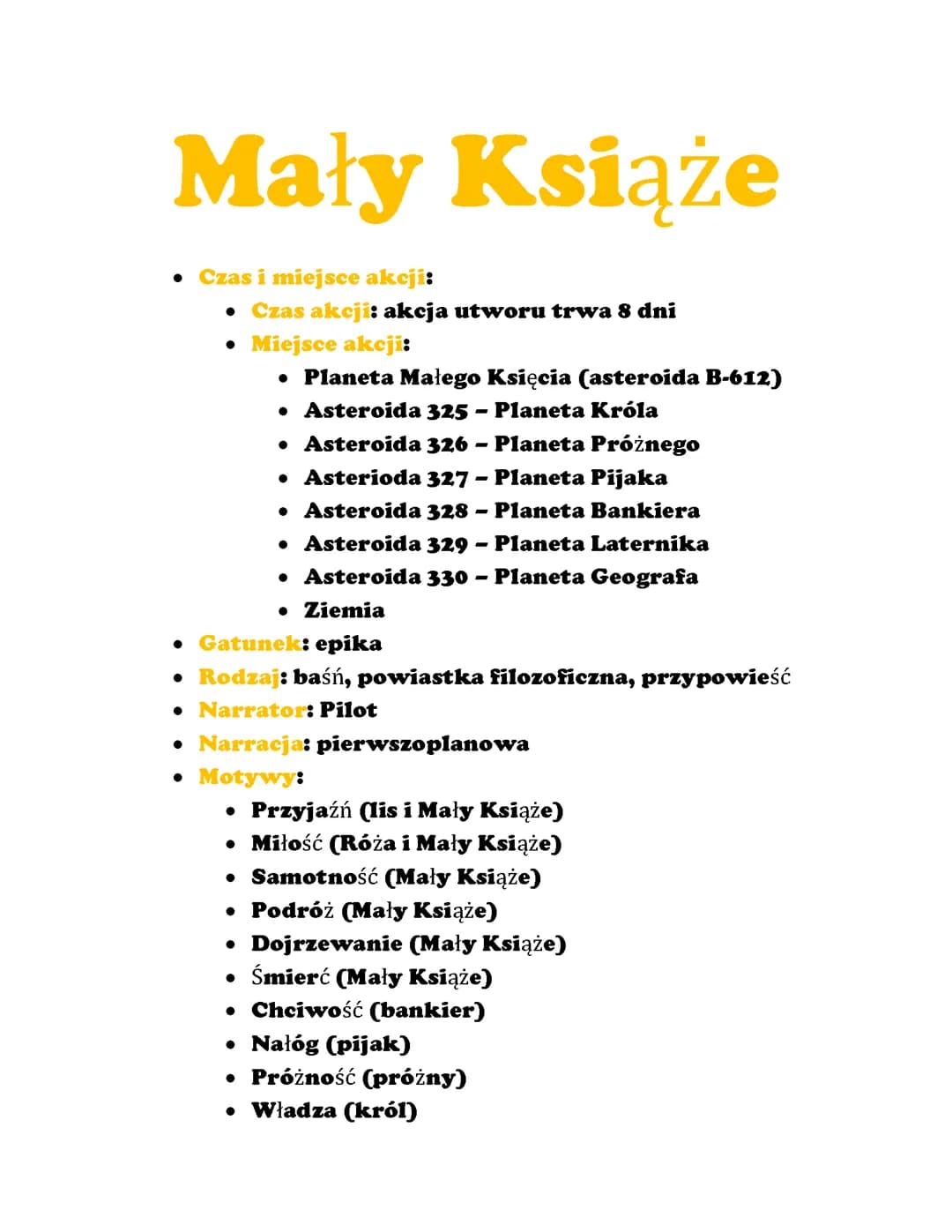 Mały Książe