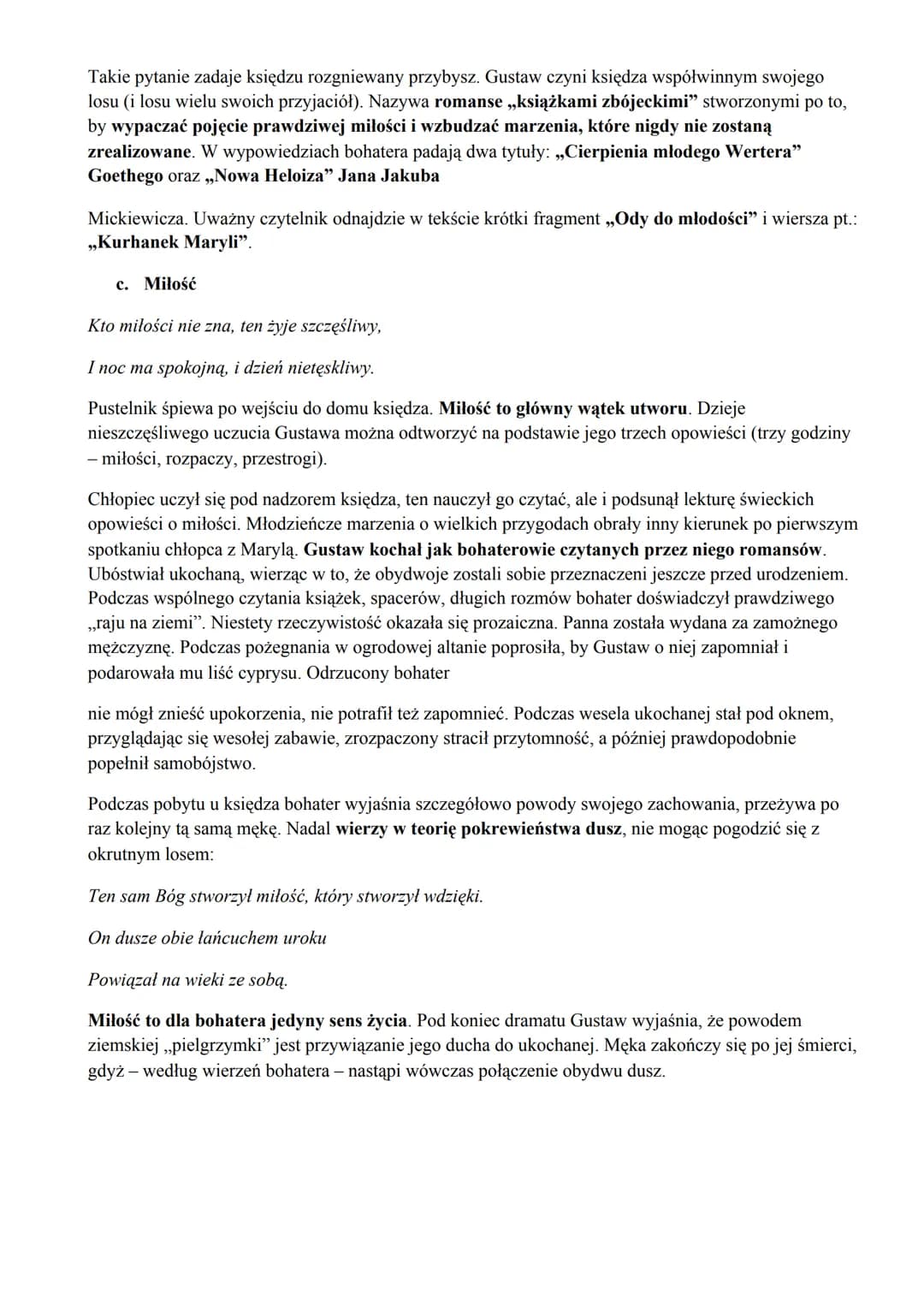 Adam Mickiewicz
Genera
Czwarta część ,,Dziadów” (druga według chronologii pisania) powstawała w latach 1821-22. Utwór
został opublikowany w 