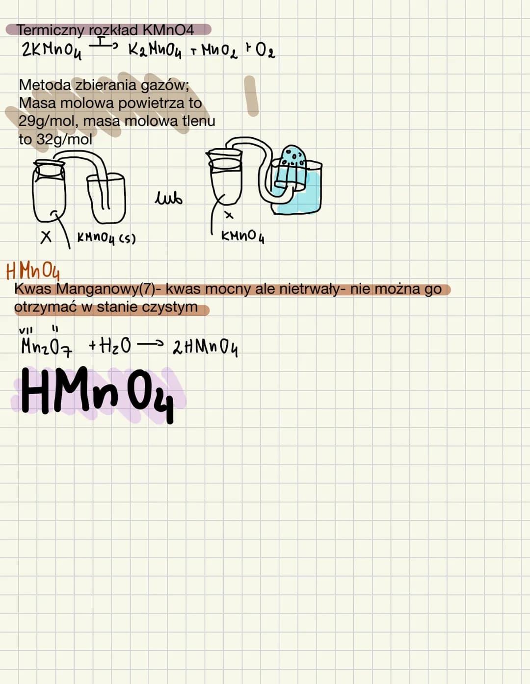 2-
SO₂² +OH
+
3 MnO4
геликаза мной те
utlenianie SO₂ + H₂O
2
50₂² + H₂O + 20H
Reakcje
Doświadczenie
MnSO4 (ag)
↓
barwa biała
P
Reakcja otrzy
