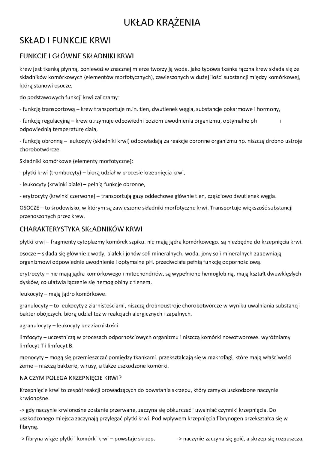 układ krążenia
