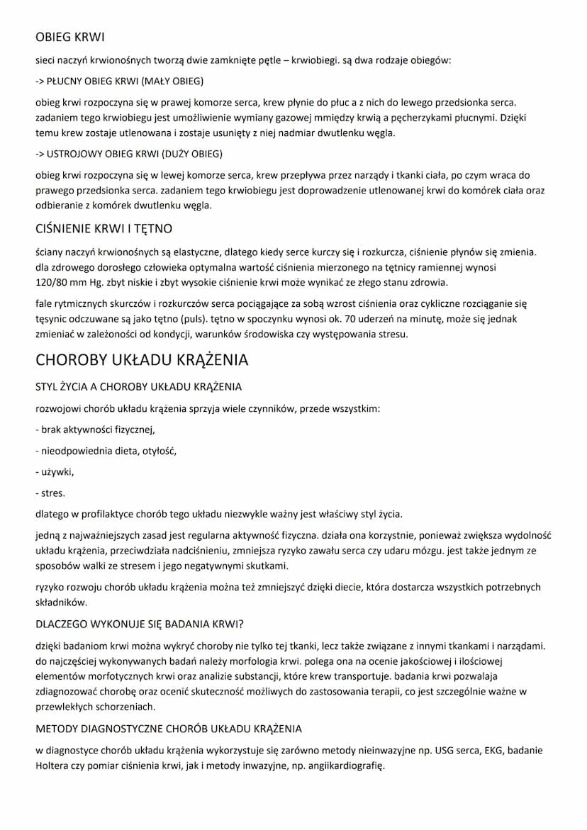 UKŁAD KRĄŻENIA
SKŁAD I FUNKCJE KRWI
FUNKCJE I GŁÓWNE SKŁADNIKI KRWI
krew jest tkanką płynną, ponieważ w znacznej mierze tworzy ją woda. jako