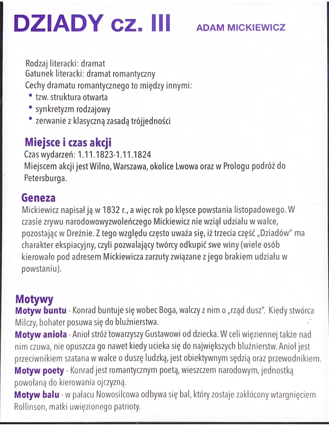 Dziady cz.3