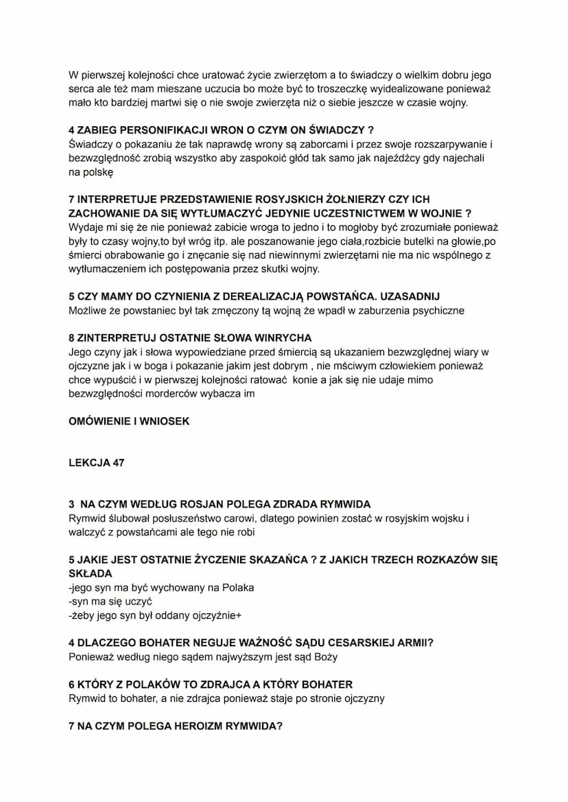 DATA WYDANIA
MIEJSCE POWSTANIA
AUTOR
EPOKA
RODZAJ
GATUNEK
TYTUŁ
CZAS AKCJI
MIEJSCE AKCJI
ROZDZIOBIĄ NAS KRUKI, WRONY...
●
INFORMACJE OGÓLNE 