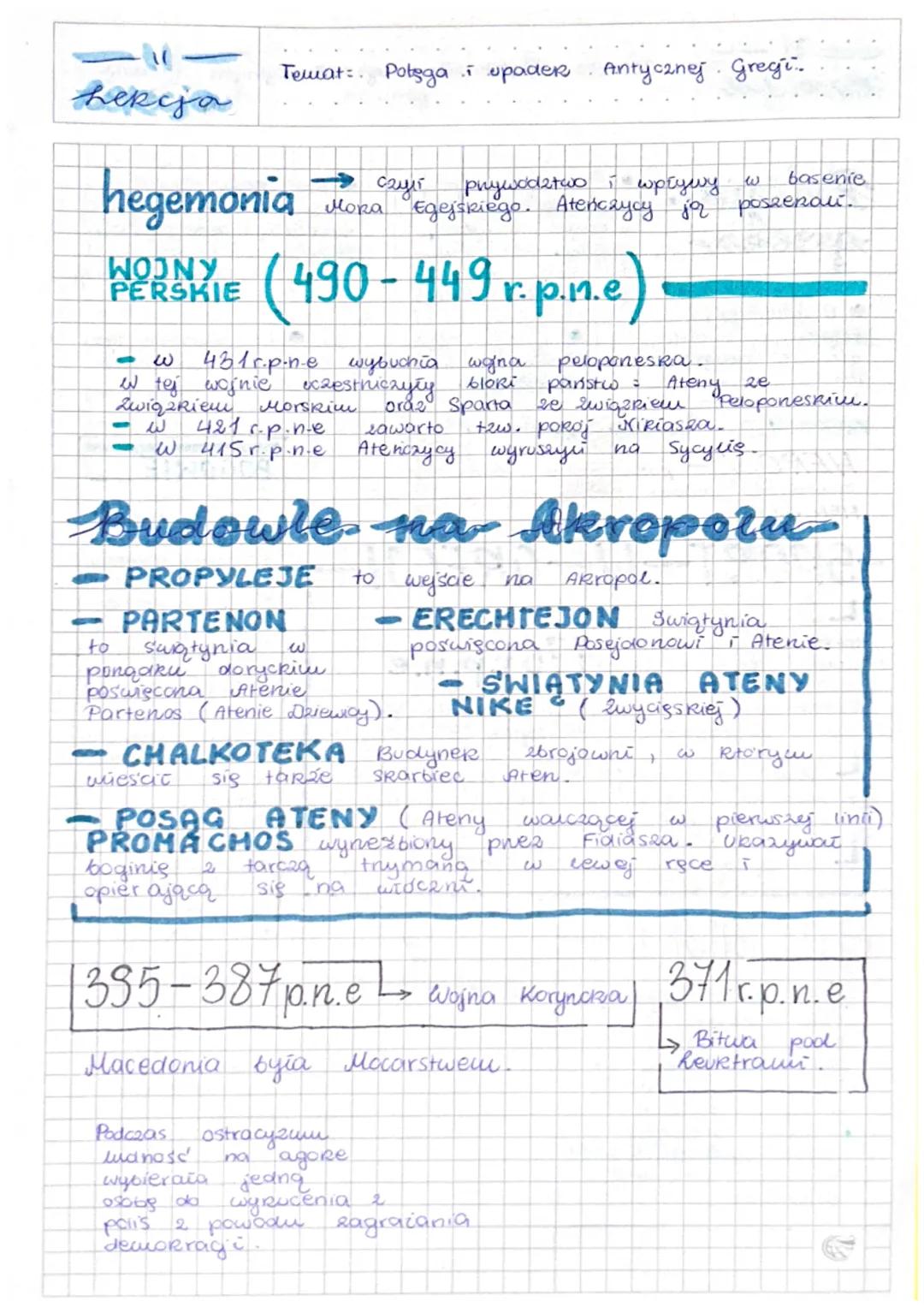 heReja
hegemonia
WORNYIE (490 - 449 r.p.n.e)
PERSKIE
-
to
Temat: Potoga i upadeR Antycznej. Gregi.
-
basenie
- czyli
phywodztwo i wpływy w
M