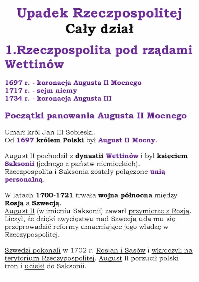 Know Upadek Rzeczpospolitej Cały dział (NE kl 6, dział V) thumbnail