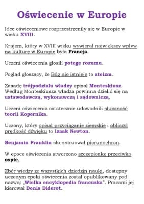 Know Oświecenie w Europie thumbnail