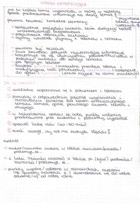 Know notatka syntetyzująca - jak napisać notatkę syntetyzującą? thumbnail